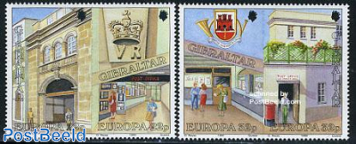 Europa, post offices 2x2v [:]