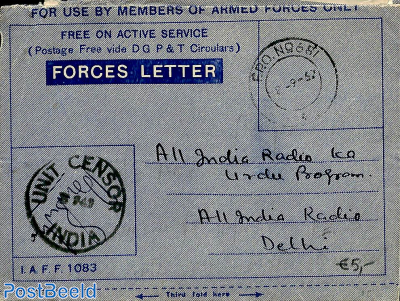 Forces Letter to Delhi
