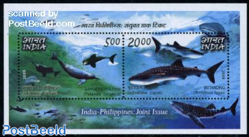 Dolphins s/s, joint issue Philippines