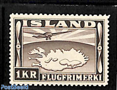 1Kr, Stamp out of set