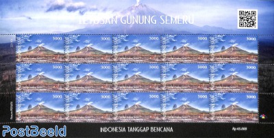 Volcano Letusan Gunung Semeru m/s