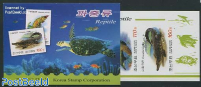 Reptiles imperforated booklet
