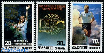 Dusseldorf stamp expo 3v