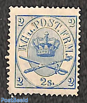 2S Blue, Stamp out of set