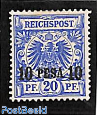 10p, Ostafrika, Stamp out of set