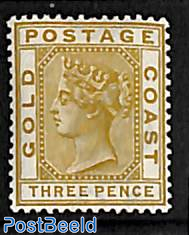 3d, WM Crown-CA, Stamp out of set