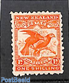 1Sh, WM NZ-star, Perf. 11, Stamp out of set