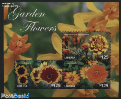 Garden Flowers 3v m/s