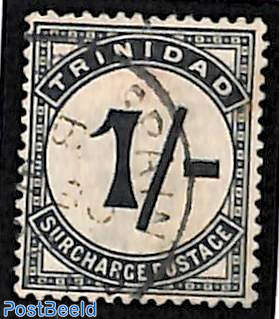 1sh, postage due, Stamp out of set