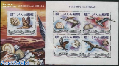 Seabirds & Shells 2 s/s