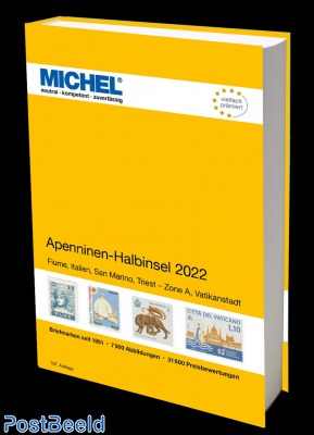 Michel catalog Europe Volume 5  Apennin-Halbinsel 2022
