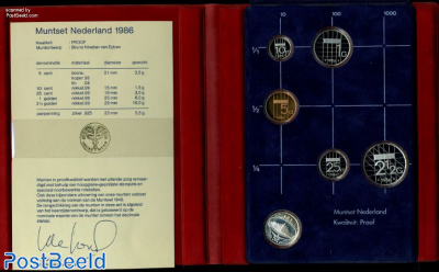 Yearset 1986 Netherlands Proof