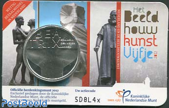 5 euro 2012 Beeldhouwkunst coincard