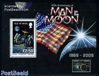 Man on the Moon overprint s/s