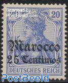 25c, German Post, Stamp out of set