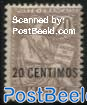French Post, 20c, Stamp out of set