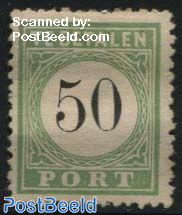 50c, Type III, Stamp out of set