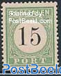 15c, Postage due, Type III, Stamp out of set