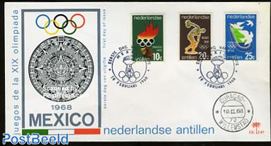 Olympic Games FDC Palm