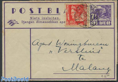 Envelope to Malang with its mark