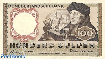 100 Gulden 1953