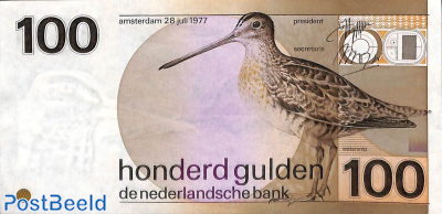 100 Gulden 1977