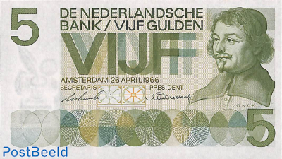 5 Gulden 1966