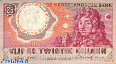 25 Gulden 1955 3 Letters 6 Digits