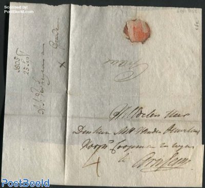 Letter from Grave to Arnhem, 25 Sep 1805