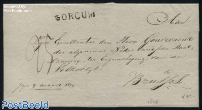 letter from Gorcum to Brussels
