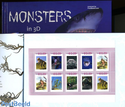 Monster animals in 3-D, Luxe pers. prestige bookl.