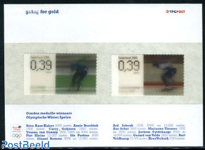 Olympic Winter Games 2v s-a, 3-D stamps