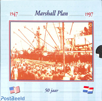 10 gulden Marshall plan, FDC set