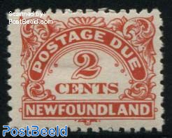 2c, Postage due, Perf. 10, Stamp out of set