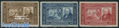 Stamp centenary 3v