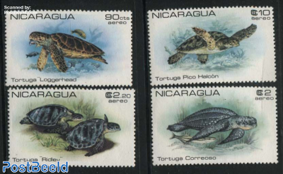 Turtles 4v, without overprints, RARE!