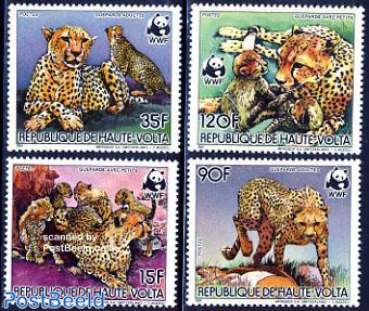 WWF, leopards 4v