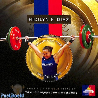 Golden medal for Hidilyn F. Diaz s/s