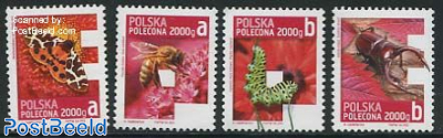 Priority stamps 4v