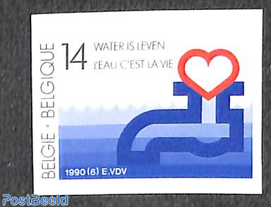 Water supplies 1v, imperforated