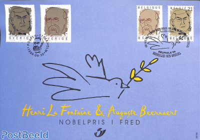 Joint issue sheet, Nobel prize