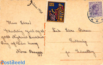 Postcard with Jul seal