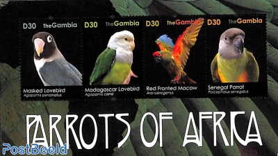 Parrots of Africa 4v m/s