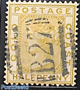 Halfpenny, WM CA-Crown, used