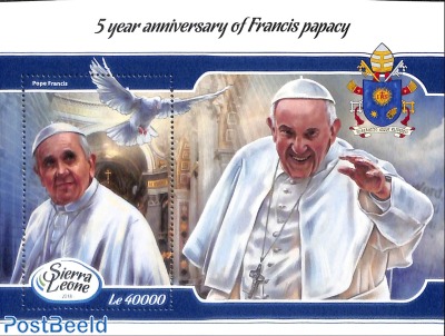 5 year anniversary of Pope Francis
