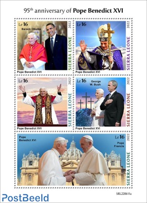 95th anniversary of pope Benedict XVI
