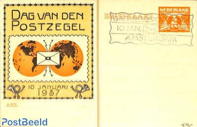 Postcard 2c, Stamp Day