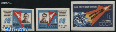 Vostok 3 and 4 3v imperforated