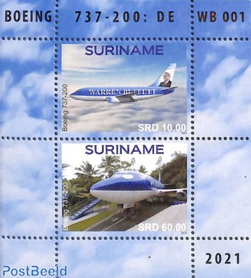 Boeing 737-200 Warren Buffett s/s