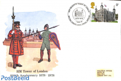 Special cover, Tower of London
